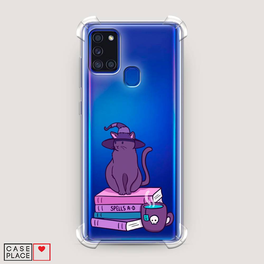 фото Противоударный силиконовый чехол "magic cat" на samsung galaxy a21s awog