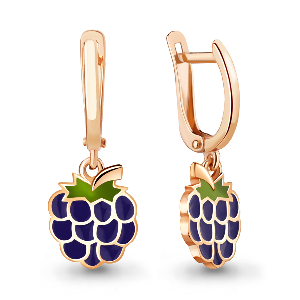 

Серьги из серебра с эмалью Aquamarine 33855_925_з, 33855_925_з