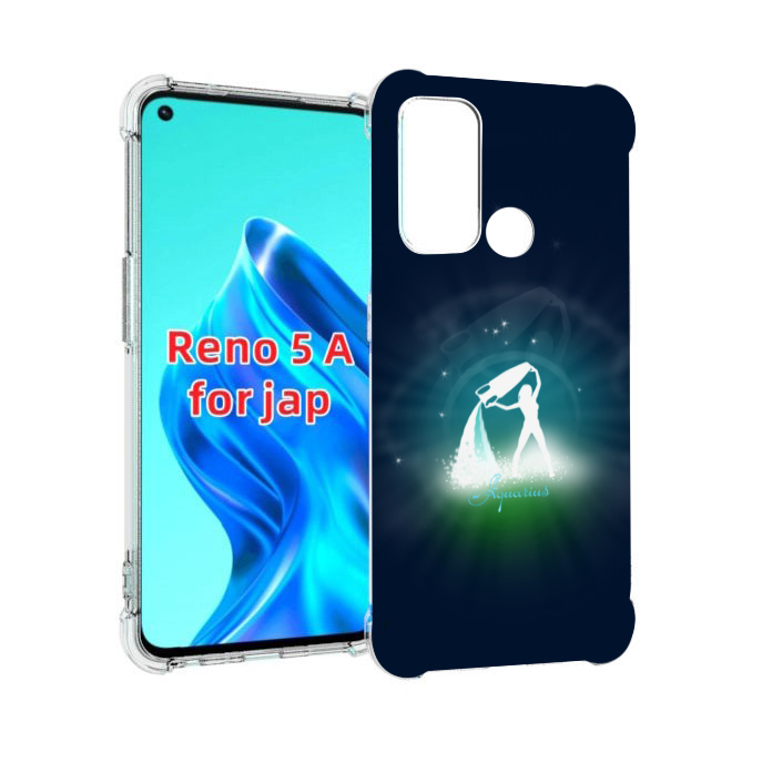 

Чехол MyPads знак зодиака водолеи 1 для Oppo Reno 5A, Прозрачный, Tocco