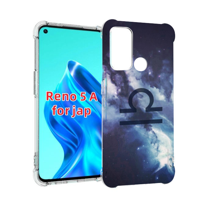

Чехол MyPads знак зодиака весы 5 для Oppo Reno 5A, Прозрачный, Tocco