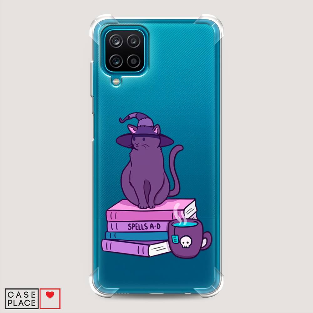 фото Противоударный силиконовый чехол "magic cat" на samsung galaxy a12 awog