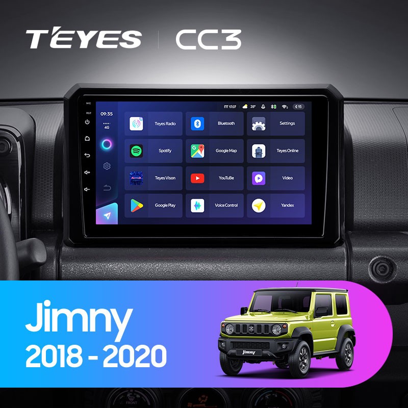 Штатная магнитола Teyes CC3 432 Suzuki Jimny JB64 2018-2020 3490000₽