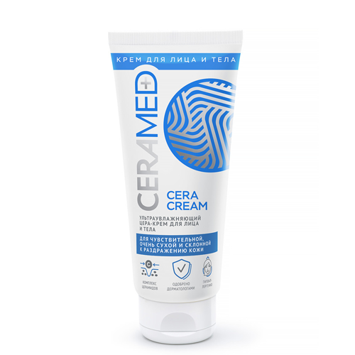 Цера-крем для лица и тела CERAMED ультраувлажняющий 100 мл ceramed цера крем тройного действия для ног ультраувлажняющий cera cream