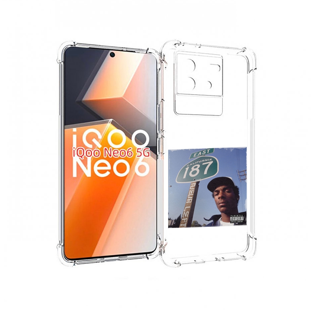 

Чехол MyPads Snoop Dogg NEVA LEFT для Vivo iQoo Neo 6 5G, Прозрачный, Tocco