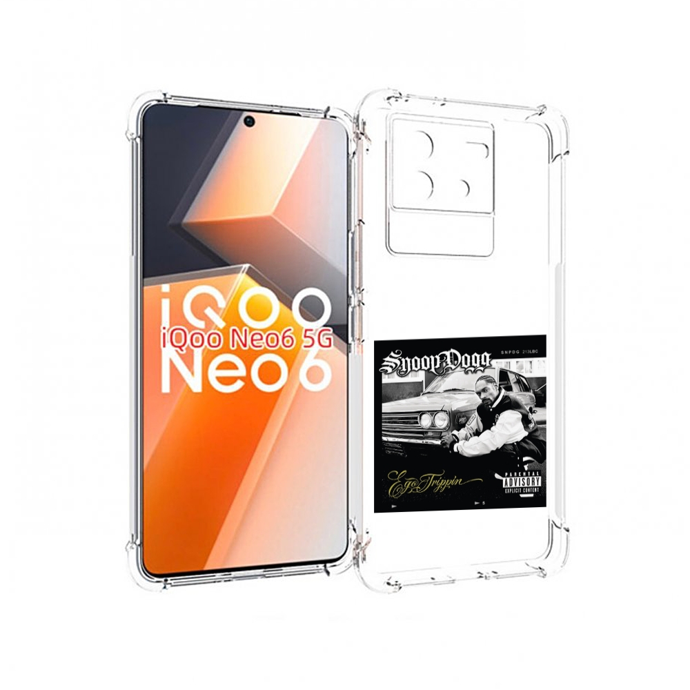 

Чехол MyPads Snoop Dogg EGO TRIPPIN’ для Vivo iQoo Neo 6 5G, Прозрачный, Tocco