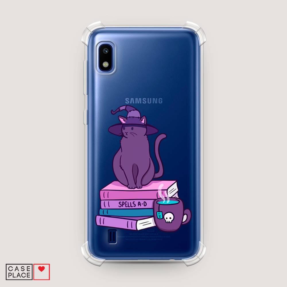 фото Противоударный силиконовый чехол "magic cat" на samsung galaxy a10 awog