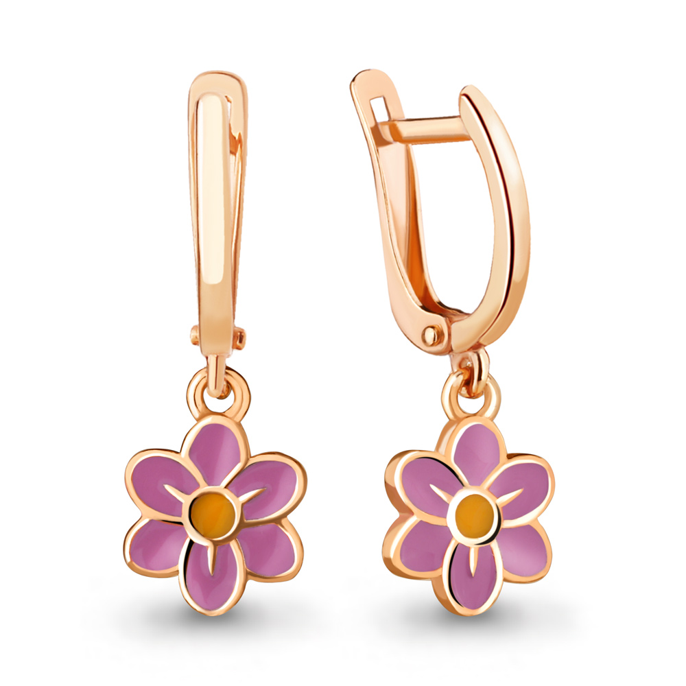 

Серьги из серебра с эмалью Aquamarine 33853_925_з, 33853_925_з