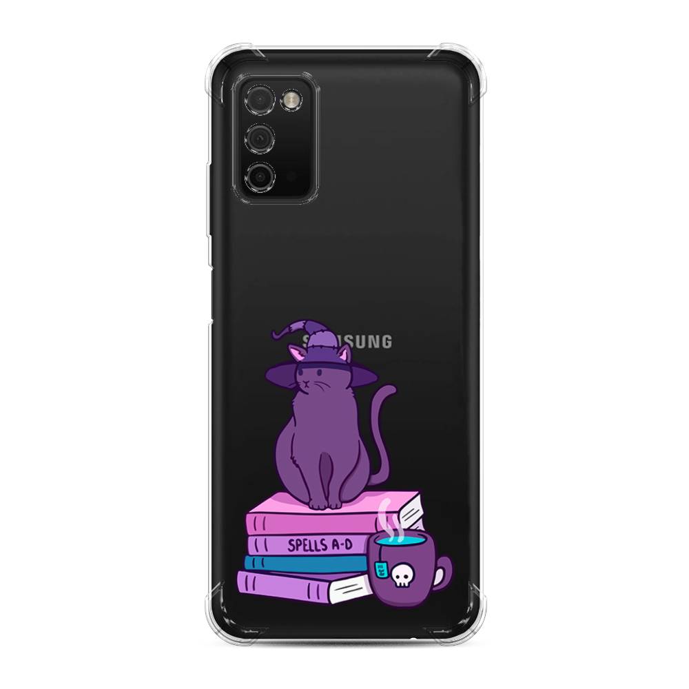 фото Противоударный силиконовый чехол "magic cat" на samsung galaxy a03s awog