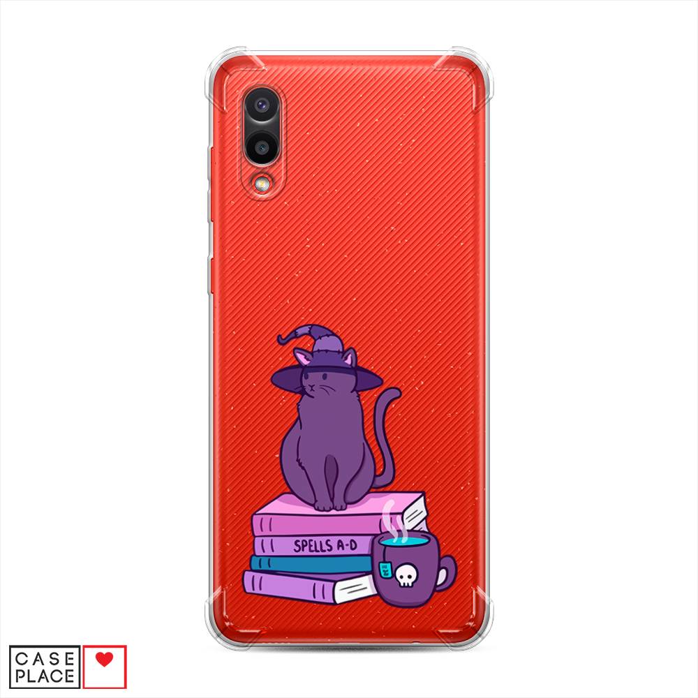 фото Противоударный силиконовый чехол "magic cat" на samsung galaxy a02 awog