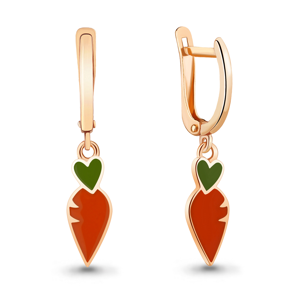 

Серьги из серебра с эмалью Aquamarine 33851_925_з, 33851_925_з