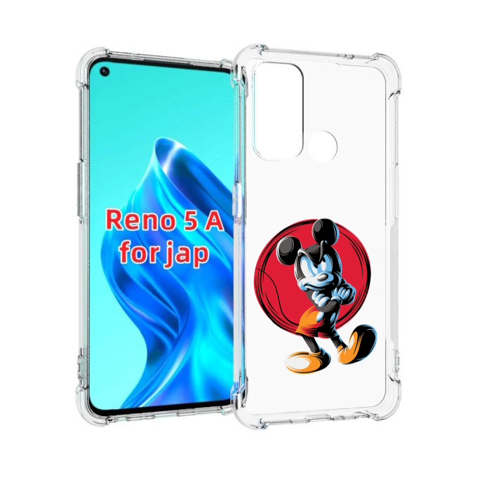 

Чехол MyPads злой-микки для Oppo Reno 5A, Прозрачный, Tocco