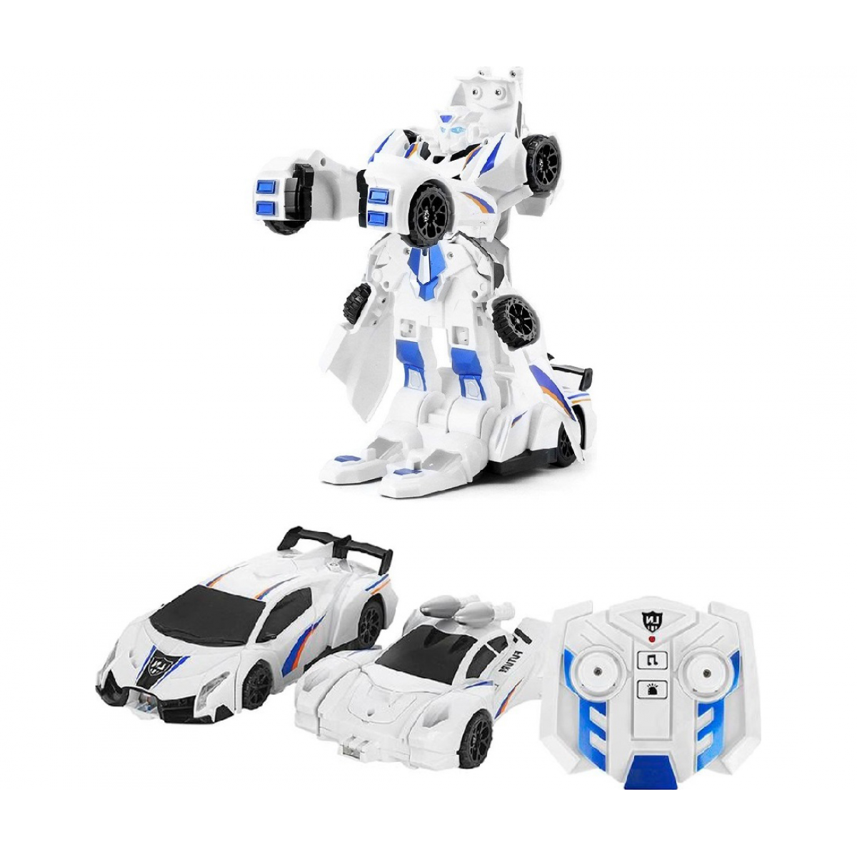 фото Робот future 2в1 на р/у (свет,звук,движение)в коробке собирается из 2-х машин zya-a2768 noname