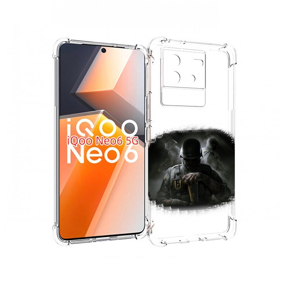 

Чехол MyPads Rainbow Six Siege для Vivo iQoo Neo 6 5G, Прозрачный, Tocco