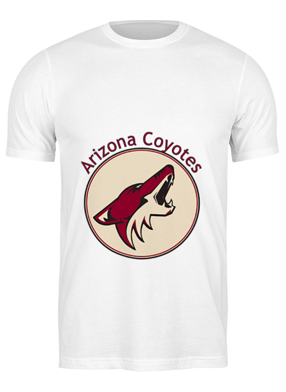 

Футболка мужская Printio Arizona coyotes белая S, Белый, Arizona coyotes