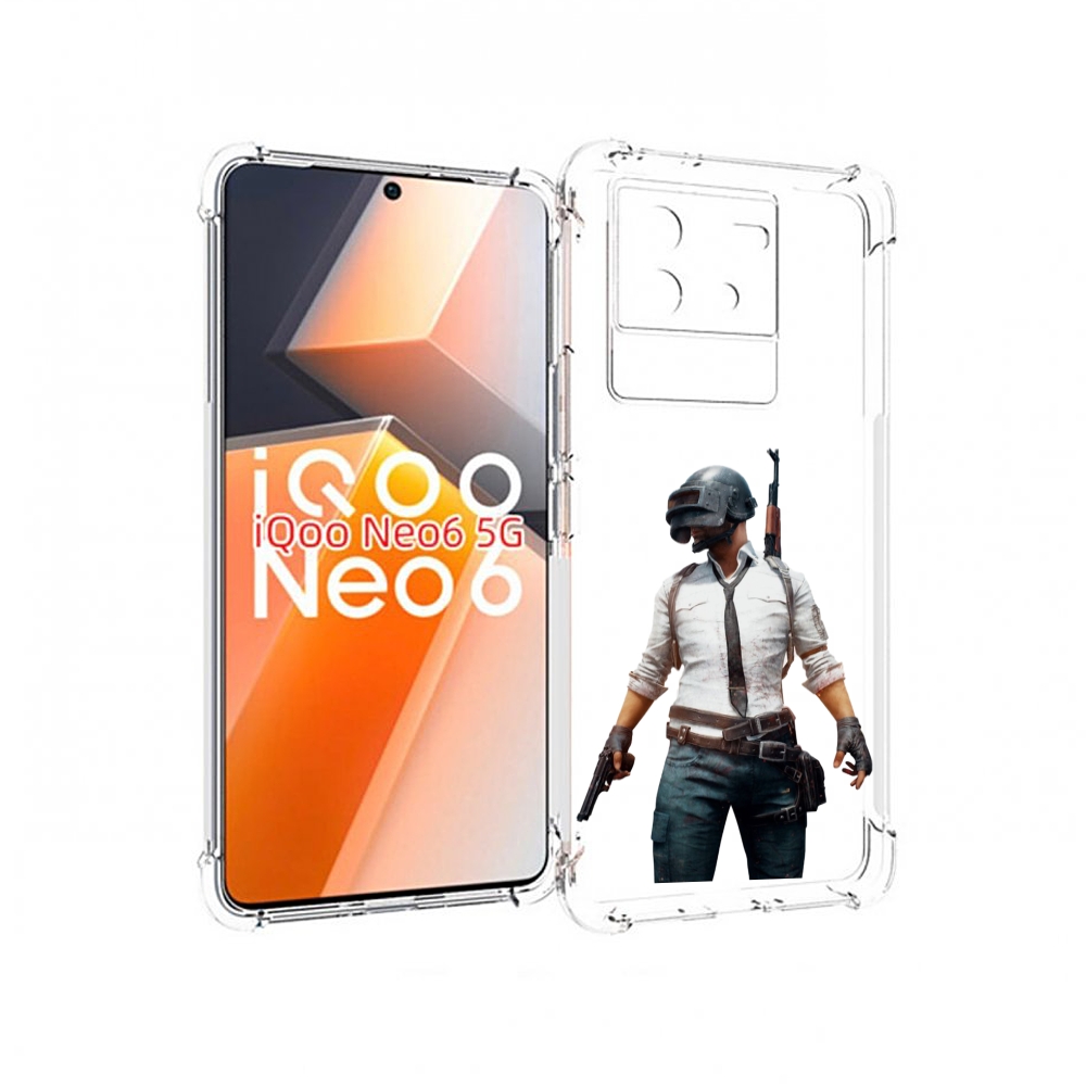 

Чехол MyPads PUBG-2 для Vivo iQoo Neo 6 5G, Прозрачный, Tocco