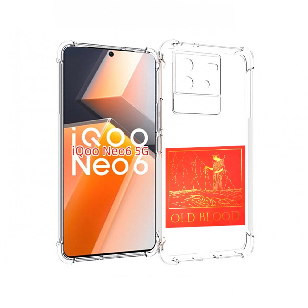 

Чехол MyPads Old Blood Boulevard Depo для Vivo iQoo Neo 6 5G, Прозрачный, Tocco