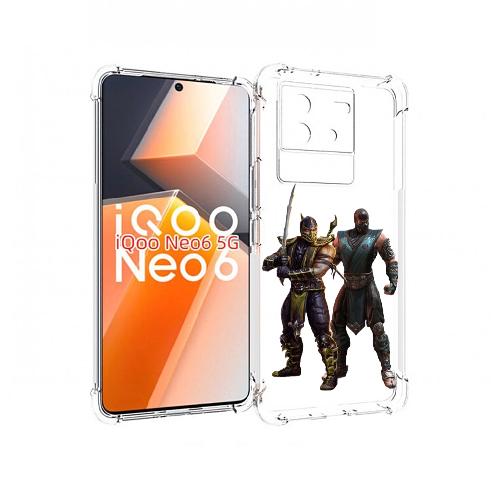 

Чехол MyPads Mortal-Kombat-1 для Vivo iQoo Neo 6 5G, Прозрачный, Tocco