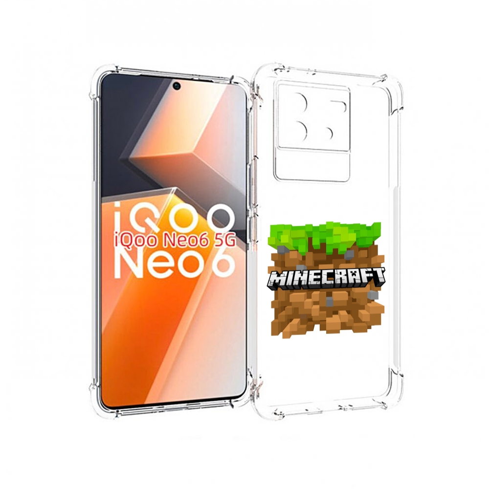 

Чехол MyPads Minecraft-2 для Vivo iQoo Neo 6 5G, Прозрачный, Tocco