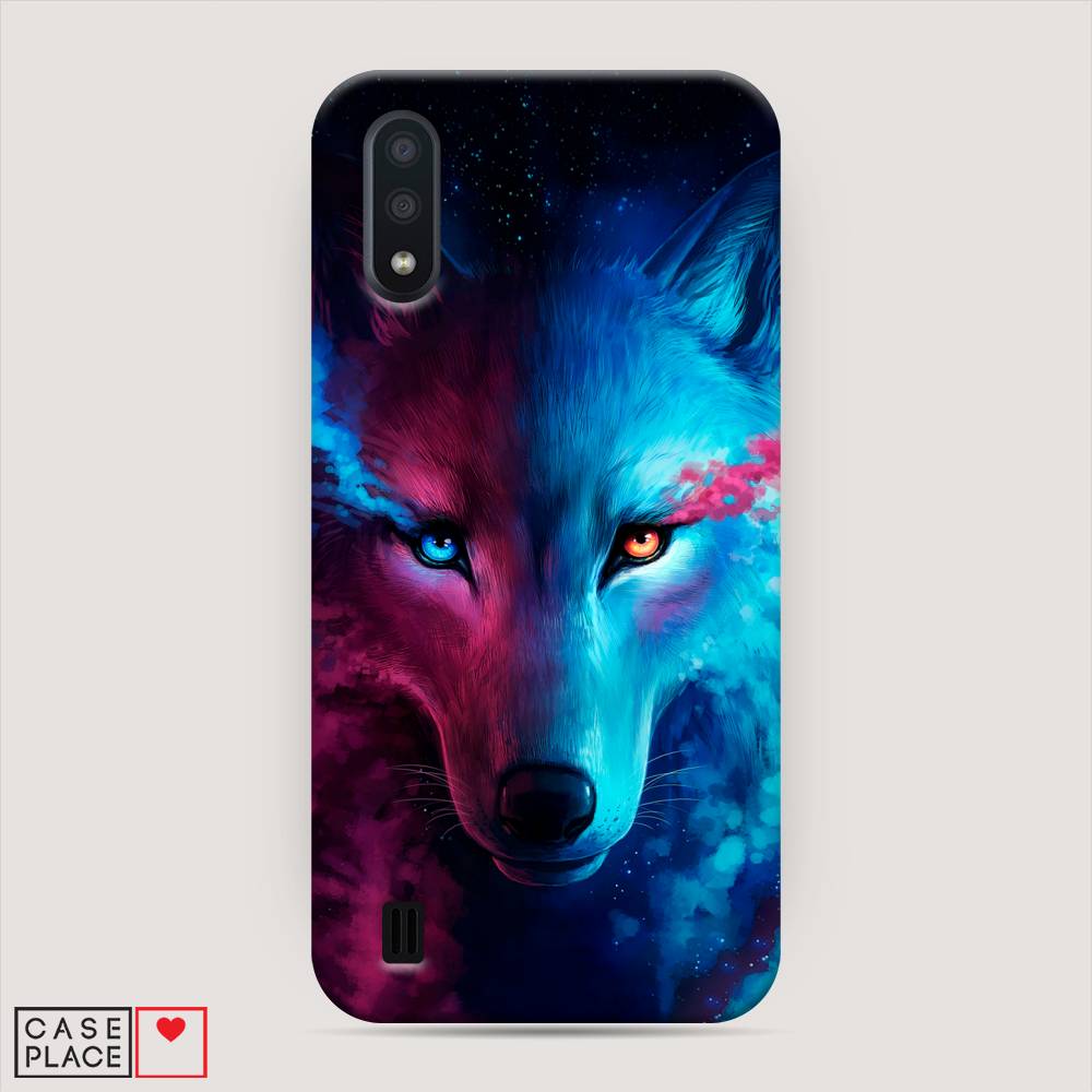 

Пластиковый чехол "Волшебный волк" на Samsung Galaxy A01