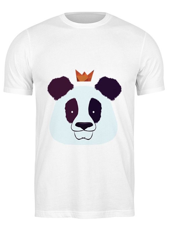 

Футболка мужская Printio Король панда белая 3XL, Белый, Король панда