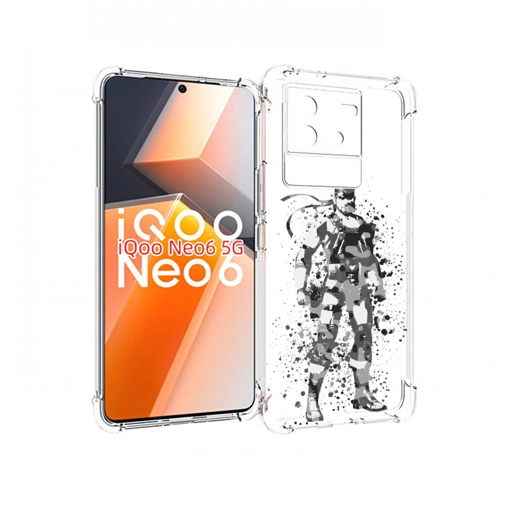 

Чехол MyPads Metal Gear Solid Snakes для Vivo iQoo Neo 6 5G, Прозрачный, Tocco