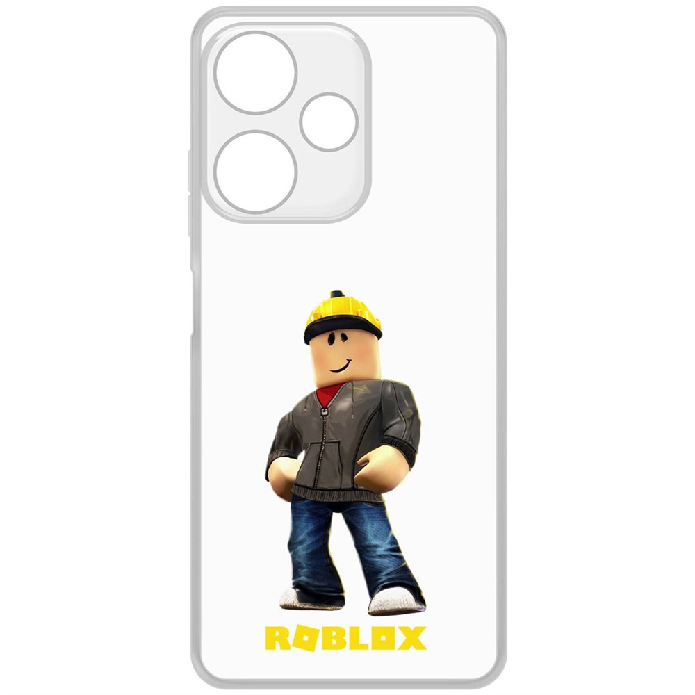 

Чехол-накладка Krutoff Clear Case Roblox-Строитель для INFINIX Hot 30i, Прозрачный