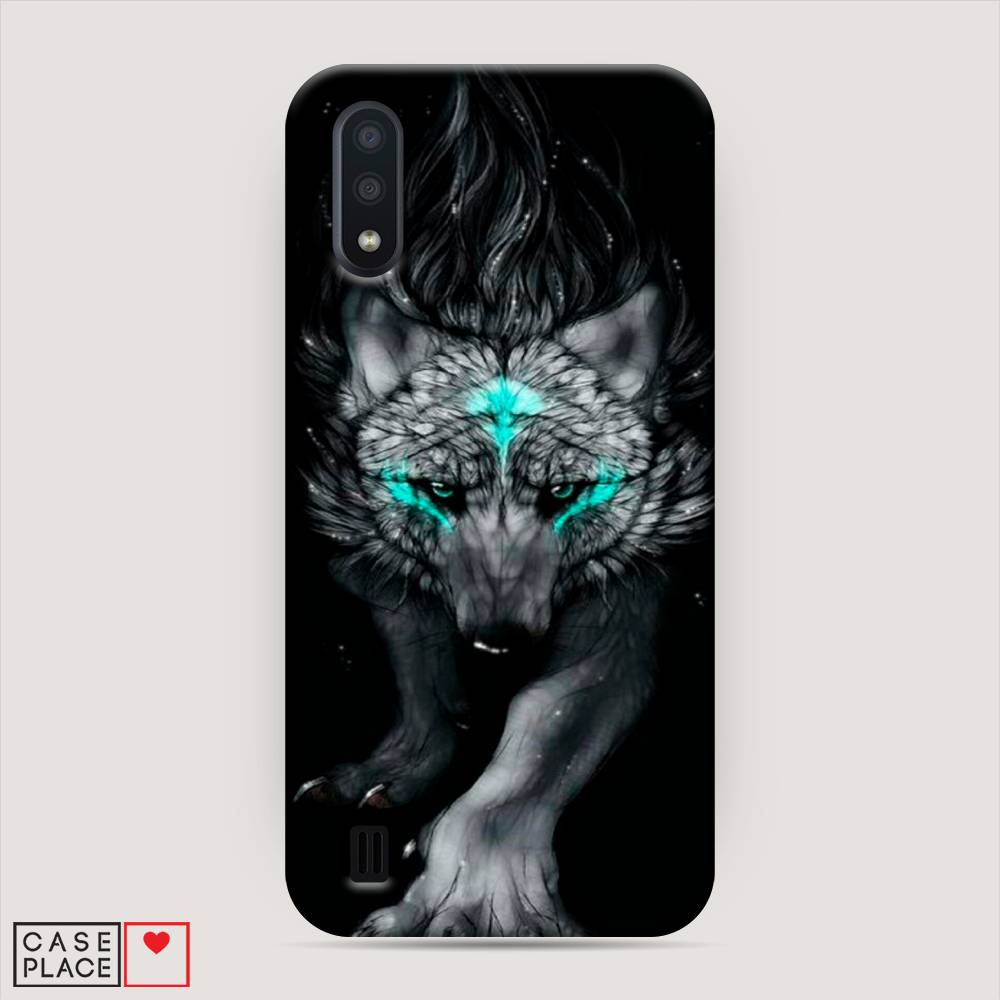 

Пластиковый чехол "Волшебный волк" на Samsung Galaxy A01