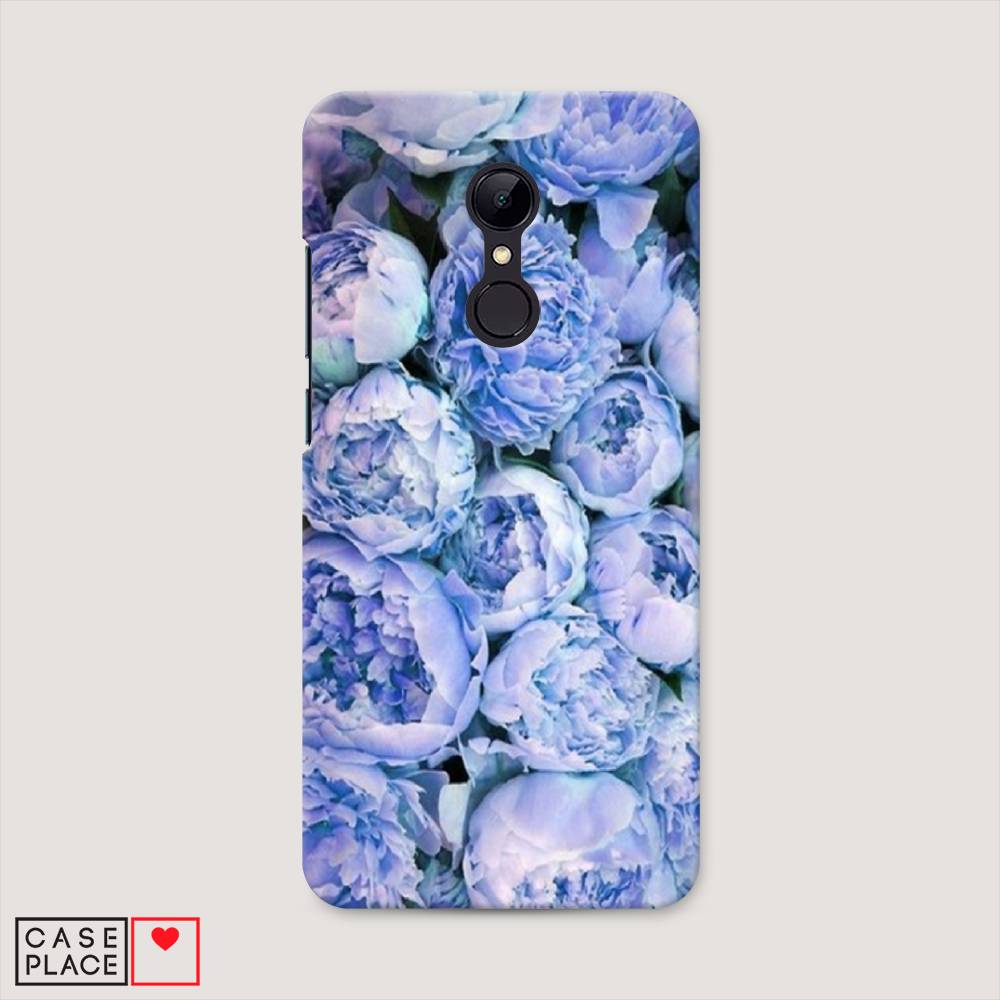 

Пластиковый чехол "Пионы голубые" на Xiaomi Redmi 5, 33020-6