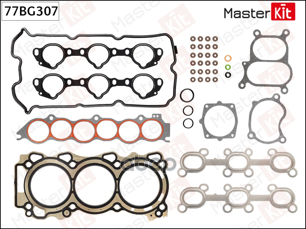 

Комплект прокладок ГБЦ MASTERKIT 77bg307