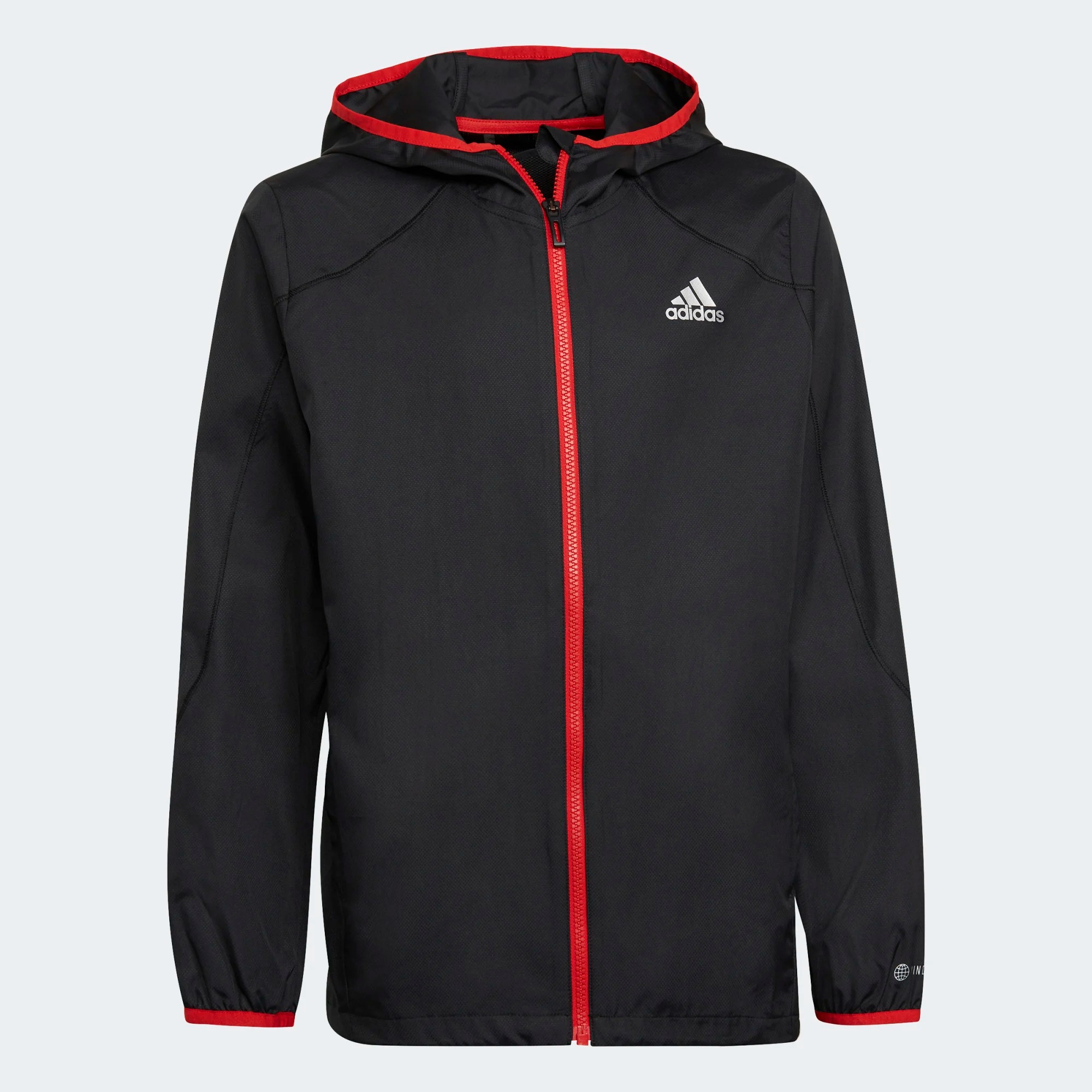 

Ветровка детская Adidas HF5444 цв. черный р. 140, HF5444