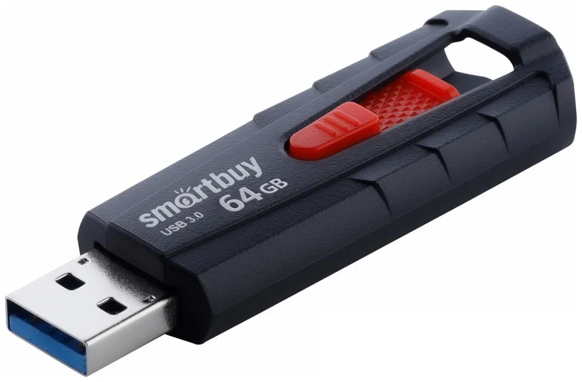

Флешка SmartBuy Iron 64 ГБ красный (SB64GBIR-B3)