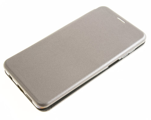 фото Чехол-книжка fashion сase для xiaomi redmi note 9 pro серебро pc