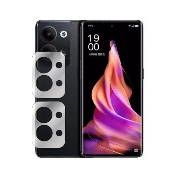 

Стекло защитное гибридное Krutoff для камеры Oppo Reno 9, 2 шт 339898