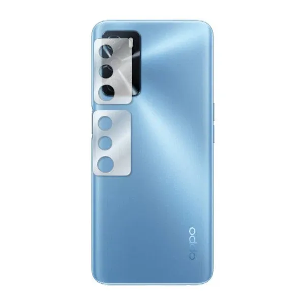 

Стекло защитное гибридное Krutoff для камеры Oppo A17, 2 шт 299441
