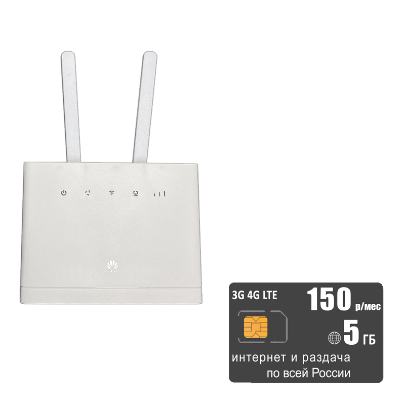 

Wi-Fi роутер Huawei B315s-22 (router-b315white-tele2-5gb-SG-sb), B315s-22