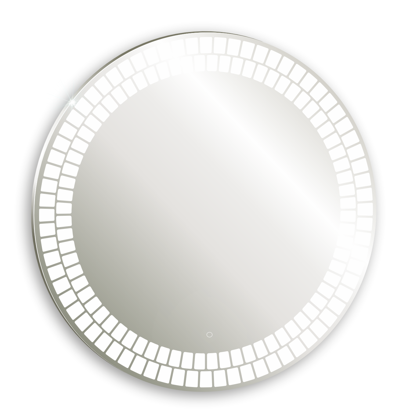 

Зеркало Azario Армада D77 LED, Белый, Армада