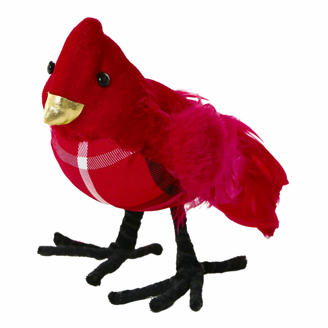 фото Фигурка декоративная james arts птица красная 17 х 9 х 15 см