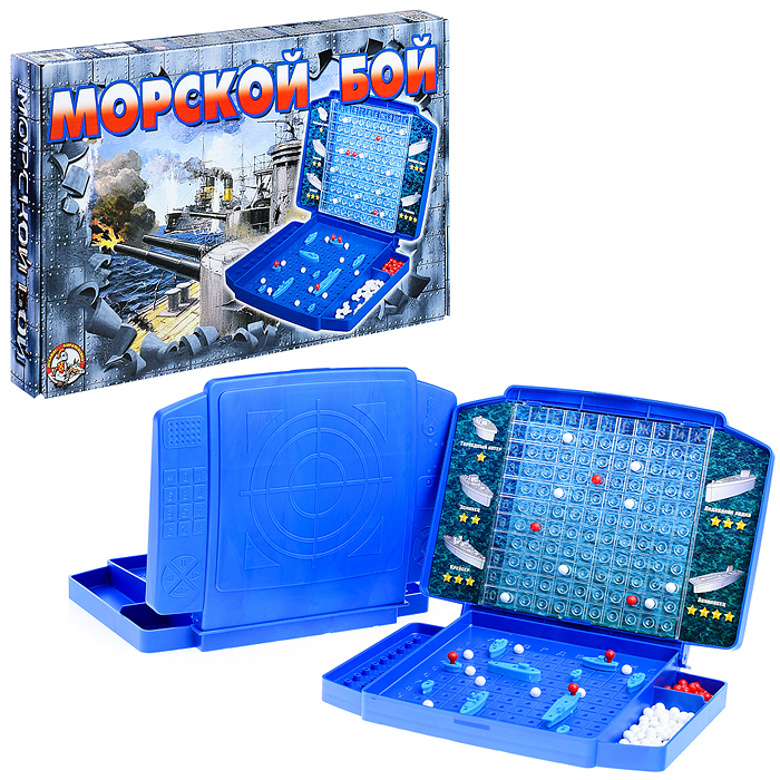 Настольная игра Морской бой РФИ - 2 ретро (м/г)