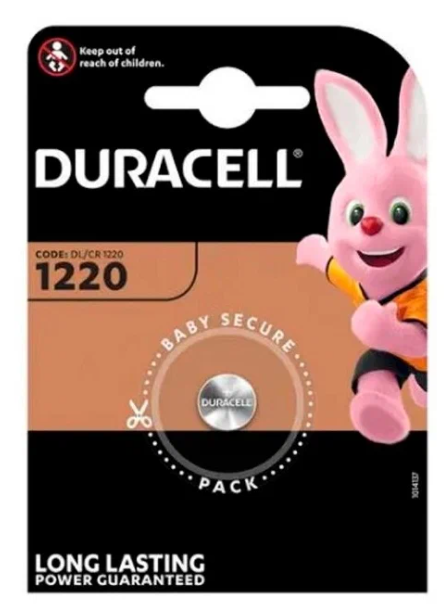 

Батарея Duracell Lithium DU LI 1220 1BL MON CR1220 (1шт)