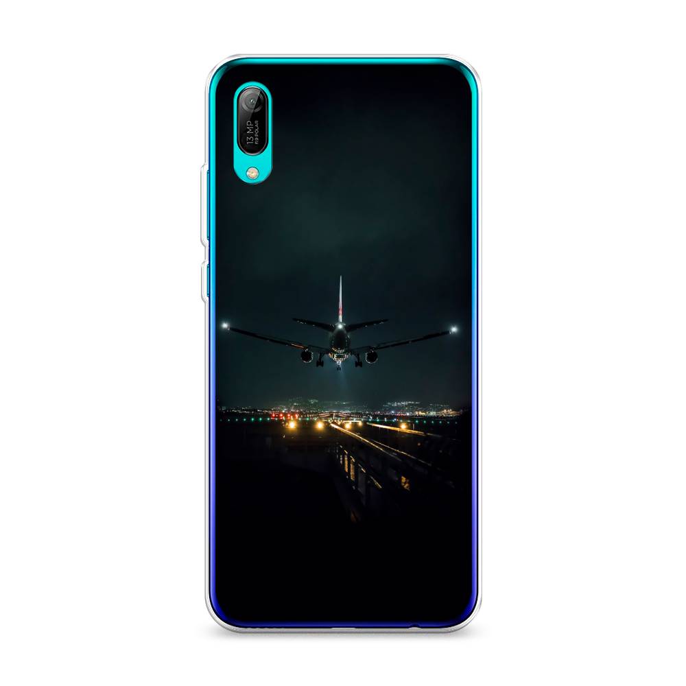 

Чехол Awog на Huawei Y6 Pro (Prime) 2019 "Ночной рейс", Черный, 68150-6