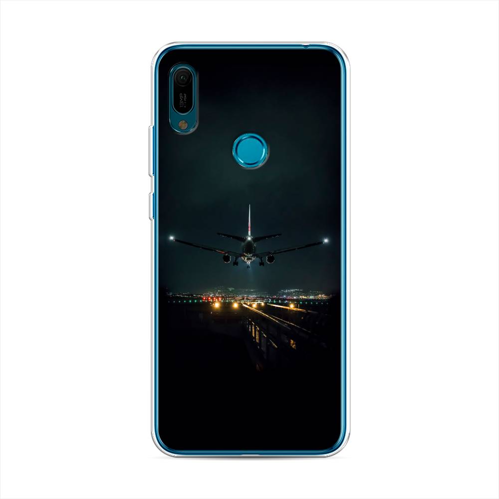 

Чехол Awog на Huawei Y6 2019 "Ночной рейс", Черный, 68650-6