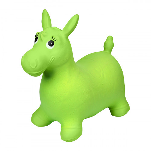 Пони-попрыгун надувной, зеленый