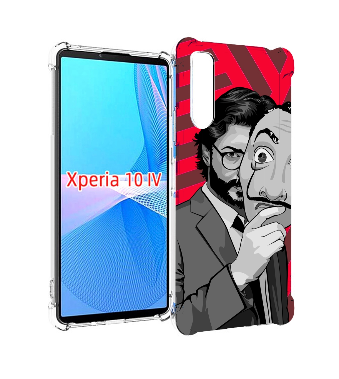 

Чехол MyPads Профессор-бумажый-дом для Sony Xperia 10 IV (10-4), Прозрачный, Tocco