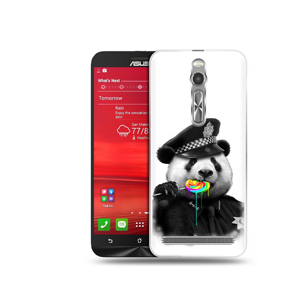 

Чехол MyPads Tocco для Asus Zenfone 2 (ZE550ML) Панда полиция (PT11329.657.130), Прозрачный, Tocco