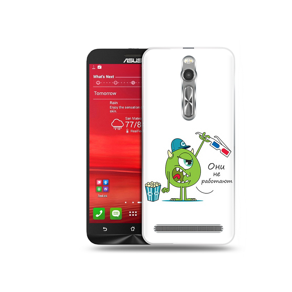 

Чехол MyPads Tocco для Asus Zenfone 2 (ZE550ML) Очки не работают (PT11329.657.129), Прозрачный, Tocco