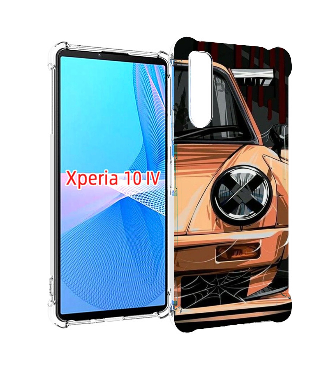 

Чехол MyPads Порш мужской для Sony Xperia 10 IV (10-4), Прозрачный, Tocco