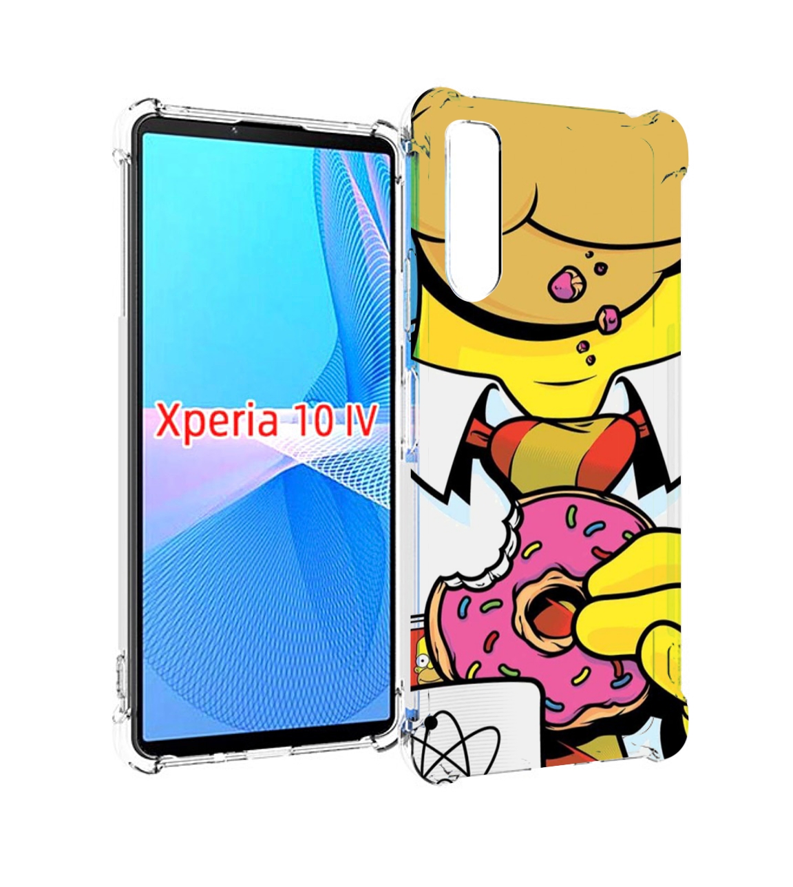 

Чехол MyPads Пончик для Sony Xperia 10 IV (10-4), Прозрачный, Tocco