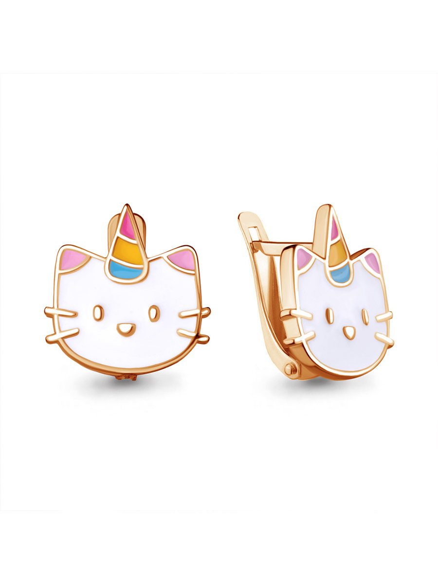 

Серьги из серебра с эмалью Aquamarine 33824_925_з, 33824_925_з