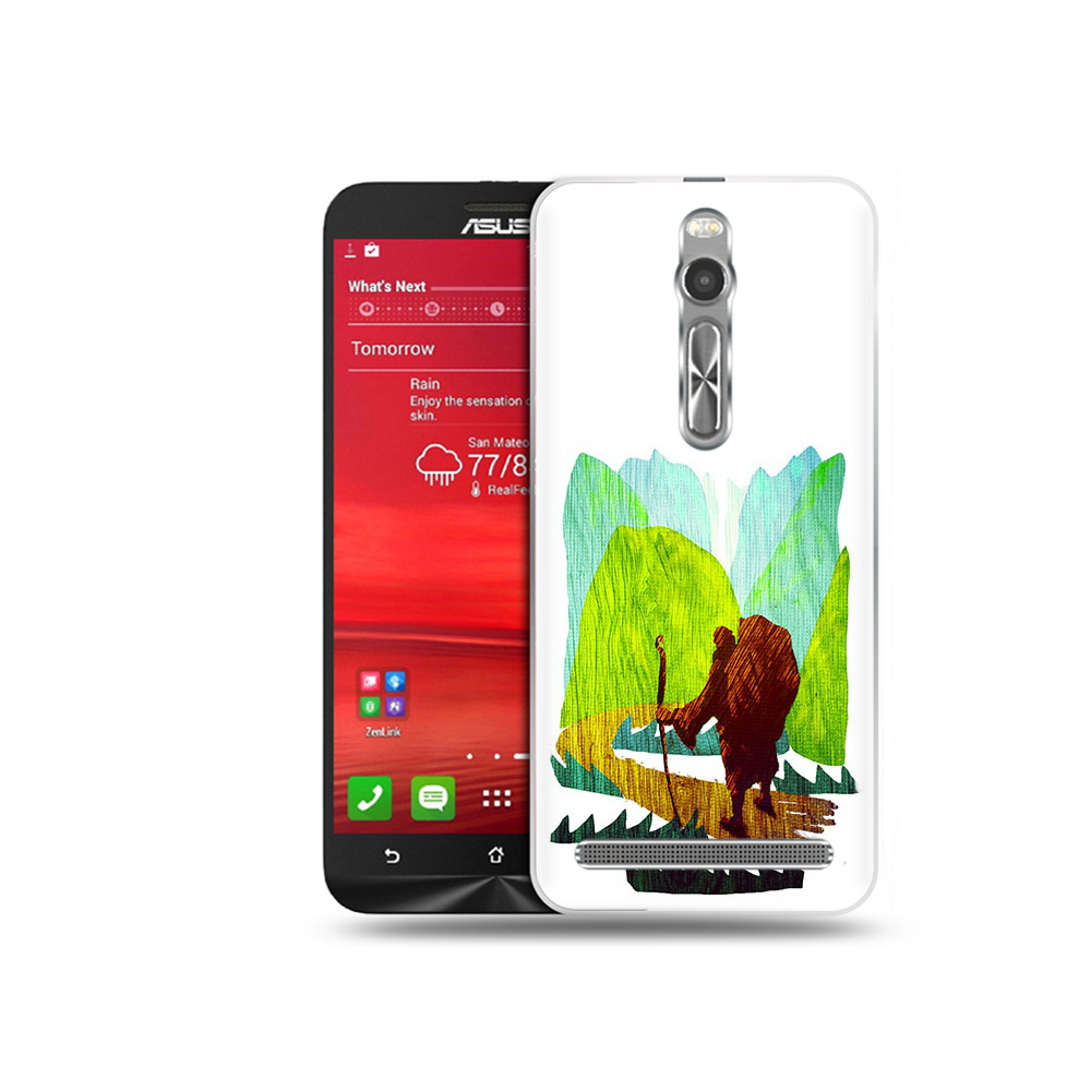 

Чехол MyPads Tocco для Asus Zenfone 2 (ZE550ML) Лесная тропа (PT11329.657.106), Прозрачный, Tocco