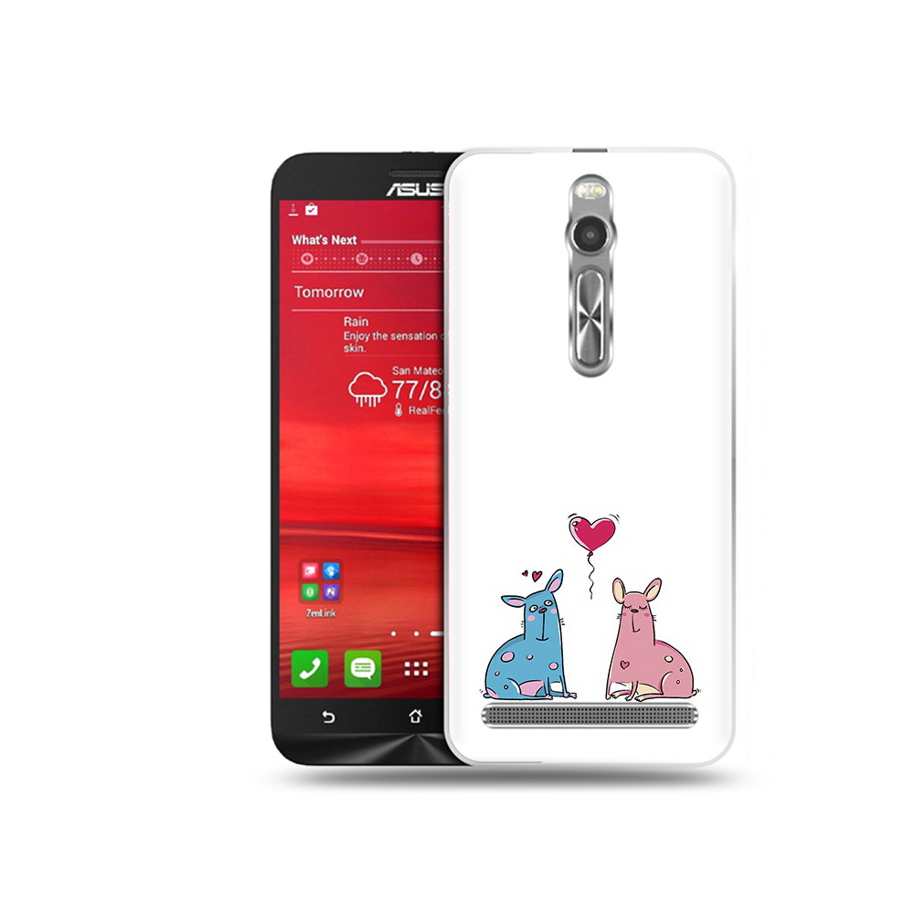 

Чехол MyPads Tocco для Asus Zenfone 2 (ZE550ML) Лама любовь (PT11329.657.102), Прозрачный, Tocco